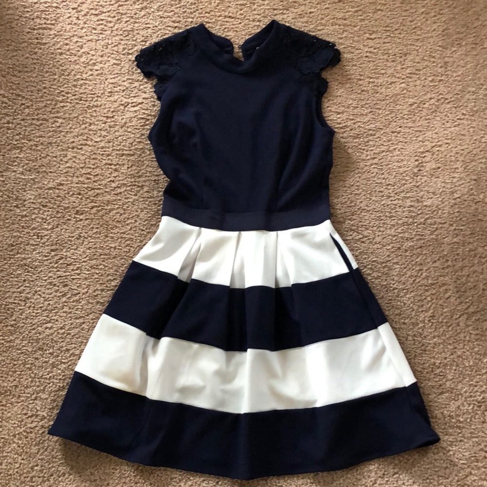 Cute Striped Mini Dress